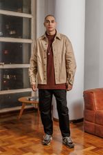 Jaqueta Boxy Caqui Masculina