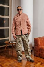 Jaqueta Cotelê Rosa Masculina