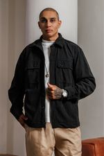 Jaqueta Cotelê Preta Masculina