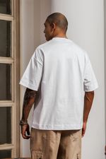 Camiseta Boxy Premium Masculina - Off White