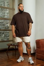 Shorts de Moletinho - Areia
