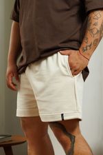 Shorts de Moletinho - Areia