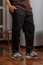 Calça Cropped Sarja Masculina - Preta