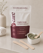 Kit Detox Love Completo – Argila Verde, Potinho Coração e 3 Pazinhas