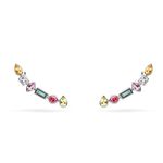 Brinco Earcuff 6 pedras Prata de Lei