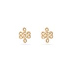 Brinco Endless Knot Ouro 18k 