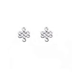 Brinco Endless Knot Ouro 18k 