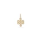 PINGENTE ENDLESS KNOT OURO 18K