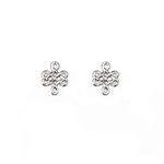 Brinco Endless Knot Ouro 18k 