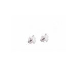Brinco Stud Diamante Navete Ouro 18k