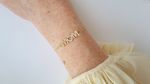 Pulseira Mom de diamantes Ouro 18k