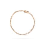 Pulseira Riviera De Diamantes 2,5PTS Ouro 18K Amarelo