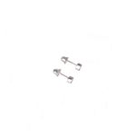 Brinco Stud Ponto De Luz Diamante 5PTS Ouro 18K