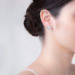 Brinco Disco De Diamantes Ouro 18K