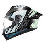 Capacete Texx Fechado Spihe Cube Azul Verde