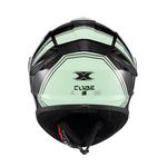 Capacete Texx Fechado Spihe Cube Azul Verde
