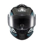 Capacete Texx Fechado Spihe Cube Azul Verde