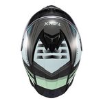 Capacete Texx Fechado Spihe Cube Azul Verde