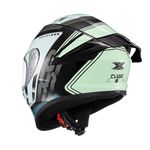 Capacete Texx Fechado Spihe Cube Azul Verde