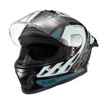 Capacete Texx Fechado Spihe Cube Azul Verde
