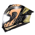 Capacete Texx Fechado Spihe Cube Laranja