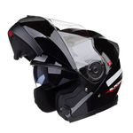 Capacete Texx Escamotiavel Gladiator  Preto V2