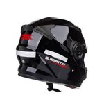 Capacete Texx Escamotiavel Gladiator  Preto V2