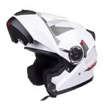 Capacete Texx Escamotiavel Gladiator Branco V2