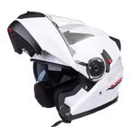 Capacete Texx Escamotiavel Gladiator Branco V2