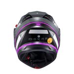 Capacete Texx Escamotiavel Gladiator V3 Makan  Cinza Rosa 