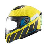 Capacete Texx Escamotiavel Kratos Cyber Azul Verde Fosco 