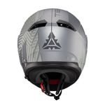 Capacete Texx Escamotiavel Kratos Cyber Cinza Fosco 