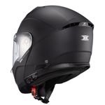 Capacete Texx Escamotiavel Kratos Solid  Preto Fosco 