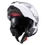 Capacete Texx Escamotiavel Kratos Solid  Branco 