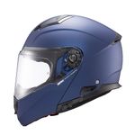 Capacete Texx Escamotiavel Kratos Solid  Azul Fosco 