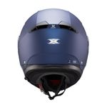 Capacete Texx Escamotiavel Kratos Solid  Azul Fosco 
