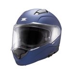Capacete Texx Escamotiavel Kratos Solid  Azul Fosco 