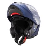 Capacete Texx Escamotiavel Kratos Solid  Azul Fosco 