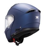 Capacete Texx Escamotiavel Kratos Solid  Azul Fosco 