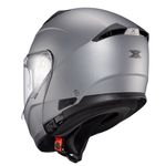 Capacete Texx Escamotiavel Kratos Solid  Titanio Fosco 