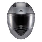 Capacete Texx Escamotiavel Kratos Solid  Titanio Fosco 
