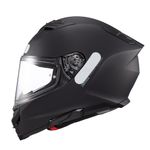 Capacete Texx Fechado Kaiman Solid Preto Fosco