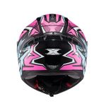 Capacete Texx Fechado Raptor Genesis Azul Rosa Branco