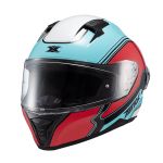 Capacete Texx Fechado Raptor Hornet Azul Vermelho Branco 