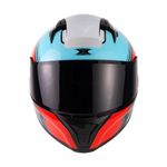 Capacete Texx Fechado Raptor Hornet Azul Vermelho Branco 