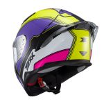 Capacete Texx Fechado Raptor Hornet Verde Roxo Branco Rosa 