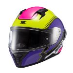 Capacete Texx Fechado Raptor Hornet Verde Roxo Branco Rosa 