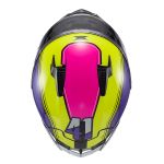 Capacete Texx Fechado Raptor Hornet Verde Roxo Branco Rosa 