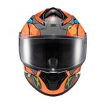 Capacete Texx Fechado Spihe Gear Vermelho Azul