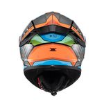 Capacete Texx Fechado Spihe Gear Vermelho Azul